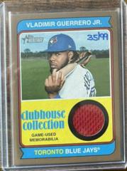 Vladimir Guerrero Jr. [Gold] #CCR-VG Baseball Cards 2023 Topps Heritage Clubhouse Collection Relics Prices