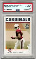 Larry Fitzgerald Football Cards 2004 Topps Signature Edition Prices