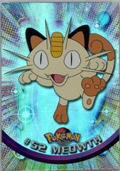 Meowth [Rainbow Foil] #52 Pokemon 1999 Topps TV Prices
