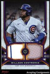 Willson Contreras #DR-WC Baseball Cards 2023 Topps Tribute Dual Relics Prices