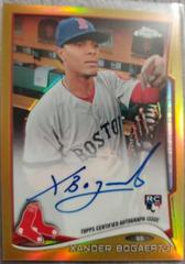Xander Bogaerts [Autograph Gold Refractor] #25 Baseball Cards 2014 Topps Chrome Prices