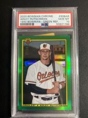 Adley Rutschman [Green Refractor] #90BAR Baseball Cards 2020 Bowman Chrome 1990 Prices