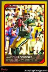 Aaron Rodgers [Gold Refractor] #201 Football Cards 2006 Bowman Chrome Prices