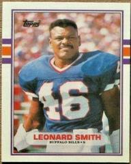 Leonard Smith Football Cards 1989 Topps Traded Prices