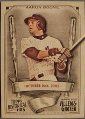 Aaron Boone #HH-14 Baseball Cards 2021 Topps Allen & Ginter Historic Hits Prices