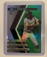 Oneil Cruz [Green] Baseball Cards 2022 Bowman Platinum Portfolios Prices