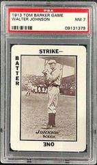 Walter Johnson Baseball Cards 1913 Tom Barker Game Prices