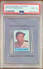 Brooks Robinson Baseball Cards 1964 Bazooka Stamps Prices