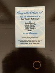 Vaughn Grissom, Michael Harris II Baseball Cards 2023 Topps Chrome Dual Rookie Autographs Prices