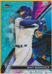 Whit Merrifield [Aqua Shimmer Refractor] #3 Baseball Cards 2021 Topps Finest Prices