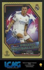Toni Kroos [Gold] Soccer Cards 2021 Topps Finest UEFA Champions League Prized Footballers Prices