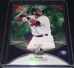 Dustin Pedroia [Green] #7 Baseball Cards 2016 Bowman Platinum Prices