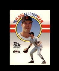 Will Clark #2 Baseball Cards 1990 Fleer All Stars Prices