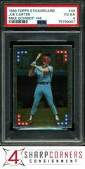 Mike Schmidt, Joe Carter Baseball Cards 1988 Topps Stickercard Prices