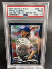 Jacob DeGrom [Black Refractor] Baseball Cards 2014 Topps Chrome Update Prices