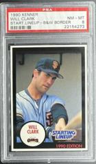 Will Clark [Black & White Border] Baseball Cards 1990 Kenner Starting Lineup Prices