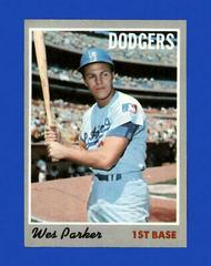 Wes Parker #5 Baseball Cards 1970 Topps Prices