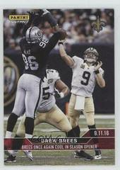 Drew Brees Football Cards 2016 Panini Instant NFL Prices