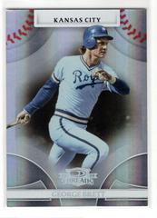 George Brett [Silver Century Proof] Baseball Cards 2008 Donruss Threads Prices