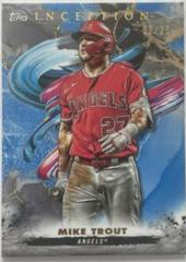 Mike Trout [Blue] #27 Baseball Cards 2023 Topps Inception Prices