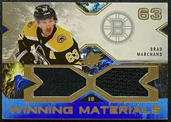 Brad Marchand Hockey Cards 2021 SPx Winning Materials Prices