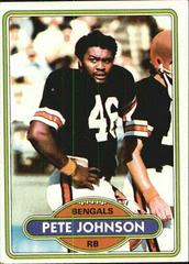 Pete Johnson Football Cards 1980 Topps Prices