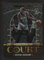 Kevin Durant [Hyper Gold] #9 Basketball Cards 2021 Panini Hoops High Court Prices