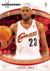 Lebron James Basketball Cards 2007 Fleer Hot Prospects Prices