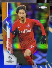 Masaya Okugawa [Orange Refractor] Soccer Cards 2019 Topps Chrome UEFA Champions League Prices