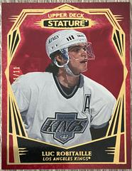 Luc Robitaille [Design Photo Variant Red] #9 Hockey Cards 2022 Upper Deck Stature Prices