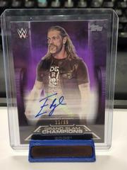 Edge [Purple] Wrestling Cards 2021 Topps WWE Undisputed Grand Slam Champions Autographs Prices