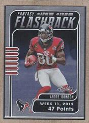 Andre Johnson #FF-AJ Football Cards 2020 Panini Absolute Fantasy Flashback Prices