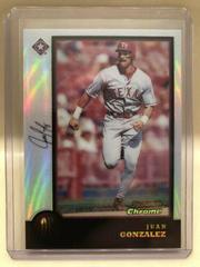 Juan Gonzalez [Refractor] #66 Baseball Cards 1998 Bowman Chrome Prices