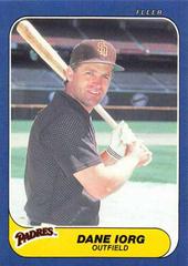 Dane Iorg #U-54 Baseball Cards 1986 Fleer Update Prices