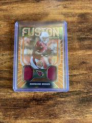Marquise Brown [Orange] Football Cards 2022 Panini Elements Fusion Swatches Prices