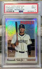 Fernando Tatis Jr. [Chrome Refractor] #517 Baseball Cards 2019 Topps Heritage Prices
