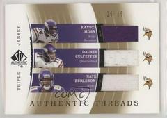 Daunte Culpepper [Gold] Football Cards 2003 SP Authentic Prices