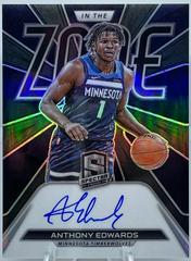 Anthony Edwards Basketball Cards 2021 Panini Spectra In The Zone Autographs Prices