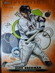 Alex Bregman [Orange] #41 Baseball Cards 2022 Topps Inception Prices