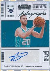 Gordon Hayward Basketball Cards 2021 Panini Contenders Contenders Autographs Prices