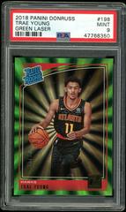 Trae Young [Green Laser] #198 Basketball Cards 2018 Panini Donruss Prices