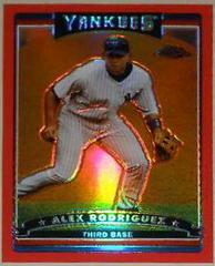 Alex Rodriguez [Red Refractor] Baseball Cards 2006 Topps Chrome Prices