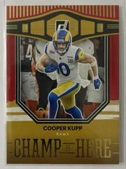 Cooper Kupp [Red] Football Cards 2022 Panini Donruss Champ is Here Prices