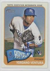 Yordano Ventura #YV Baseball Cards 2014 Topps Heritage Real One Autographs Prices