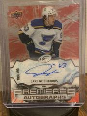 Jake Neighbours [Autograph] #IPA-JN Hockey Cards 2021 Upper Deck Ice Premieres Prices