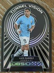 Luis Suarez [Purple] #24 Soccer Cards 2022 Panini Obsidian Tunnel Vision Prices