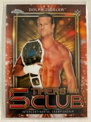 Dolph Ziggler [Orange Refractor] #5T-4 Wrestling Cards 2021 Topps Chrome WWE 5 Timers Club Prices