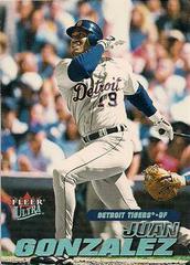 Juan Gonzalez Baseball Cards 2001 Ultra Prices