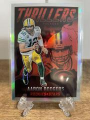 Aaron Rodgers [Green] #TH-1 Football Cards 2022 Panini Rookies & Stars Thrillers Prices
