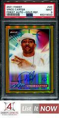 Vince Carter [Gold Refractor] Basketball Cards 2021 Topps Finest Autographs Prices